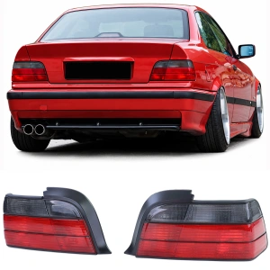 Stopuri BMW E36 coupe cabrio rosu fumuriu