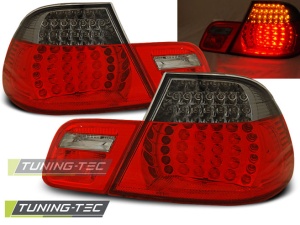 Stopuri BMW E46 cabrio NFL LED rosu fumuriu