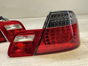 Stopuri BMW E46 coupe NFL LED rosu clar - Img 4