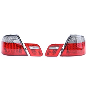Stopuri BMW E46 coupe NFL LED rosu clar - Img 5