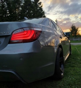 Stopuri BMW E60 NFL LED BAR rosu clar - Img 7