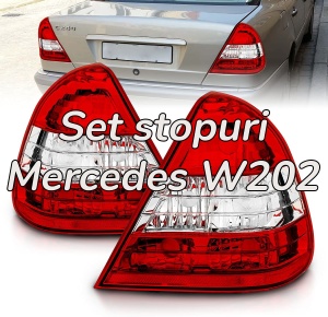 Stopuri Mercedes C-Class W202 rosu clar