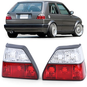 Stopuri VW Golf 2 rosu clar - Img 1