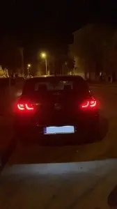 Stopuri VW Golf 5 hatchback Dark Red Cherry rosu fumuriu LED - Img 3