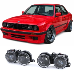 Faruri BMW E30 fumuriu cu lupa - Img 2