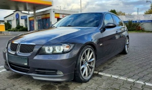 Faruri BMW E90 E91 NFL Xenon 3D Angel Eyes negru - Img 5