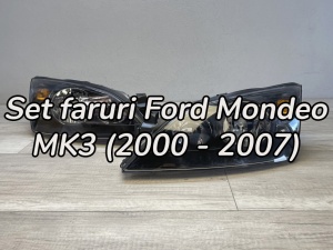 Faruri Ford Mondeo MK3 look negru