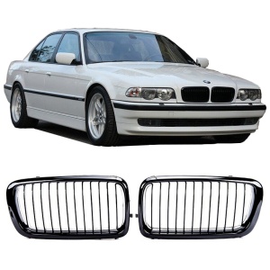 Grila BMW E38 negru lucios - Img 2