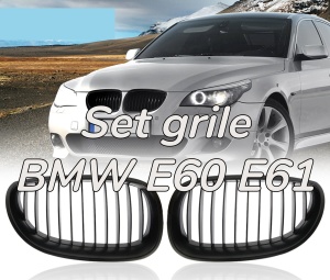 Grila BMW E60 E61 negru mat