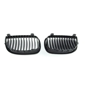 Grila BMW E81 E87 NFL (2004 - 2007) negru lucios - Img 6