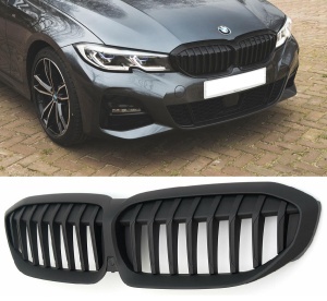 Grila BMW G20 G21 negru mat - Img 2