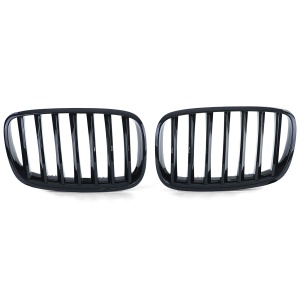 Grila BMW X5 E70 X6 E71 negru lucios - Img 4