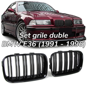 Grila dubla BMW E36 NFL M-Look