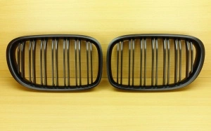 Grila dubla BMW F01 F02 M-LOOK negru mat - Img 6