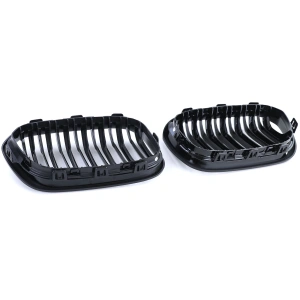 Grila dubla BMW F20, F21 LCi (2015 - 2019) M-LOOK negru lucios - Img 4