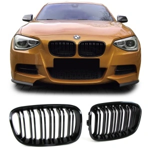 Grila dubla BMW F20, F21 NFL (2011 - 2015) M-LOOK negru lucios