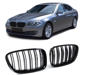 Grila dubla BMW GT F07 M-LOOK negru lucios - Img 2