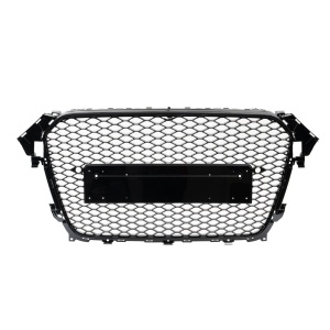 Grila fara emblema Audi A4 S4 B8 (2012 - 2015) 'RS Style negru' lucios PDC - Img 3