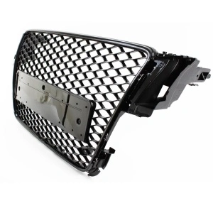 Grila fara emblema Audi A5 8T (2007 - 2011) 'RS Style' negru lucios PDC - Img 2