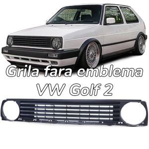 Grila sport fara emblema VW Golf 2 MK2 - Img 1
