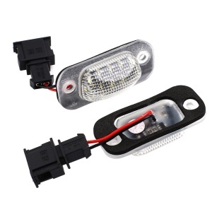 Iluminare numar inmatriculare VW Golf 3, Polo 6N, Seat Cordoba, Seat Ibiza cu LED - Img 2