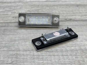 Iluminare numar VW Caddy, Golf Plus, Jetta, Passat B5.5, B6, Touran, T5, Skoda Superb LED - Img 3