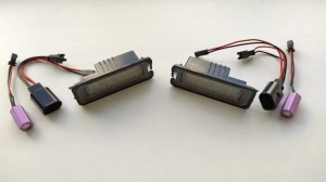 Iluminare numar VW Golf 4, Golf 5, Golf 6, Golf 7, EOS, Passat B6, CC, B7, Lupo, Beetle, Phaeton, Polo, Scirocco cu LED