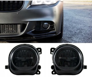 Proiectoare ceata BMW F10 F11 LED fumuriu - Img 2