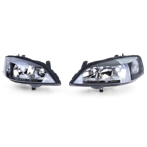 Set faruri Opel Astra G look negru - Img 2