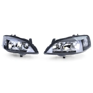 Set faruri Opel Astra G look negru - Img 2