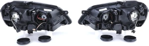 Set faruri VW Polo IV 9N3 look negru - Img 5