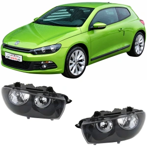 Set faruri VW Scirocco III look negru