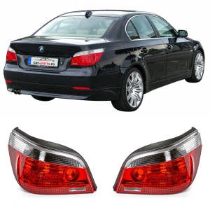 Set stopuri BMW E60 NFL rosu clar