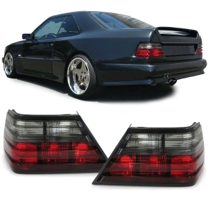 Set stopuri Mercedes W124 rosu fumuriu