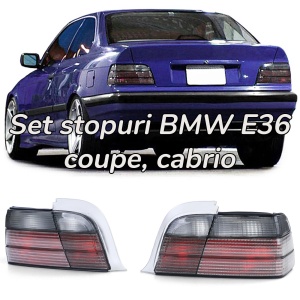 Stopuri BMW E36 coupe cabrio fumuriu