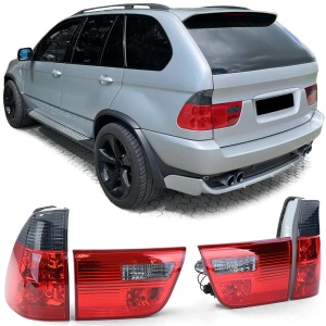 Stopuri BMW X5 E53 rosu fumuriu - Img 1
