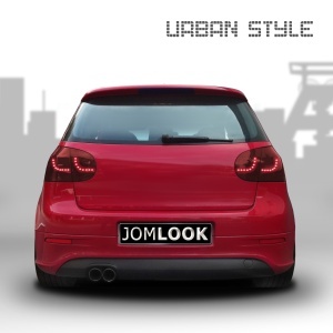 Stopuri VW Golf 5 hatchback Dark Red Cherry rosu fumuriu LED