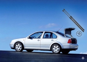 Telescoape haion, portbagaj VW Bora, Passat B5, B5.5 sedan - Img 1
