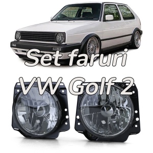 Faruri VW Golf 2 MK2 fumuriu