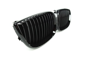 Grila BMW E81 E87 NFL (2004 - 2007) negru lucios - Img 3