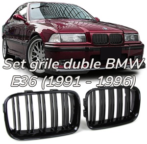 Grila dubla BMW E36 NFL M-Look