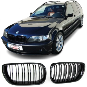 Grila dubla BMW E46 FL facelift (2001 - 2005) M-LOOK - Img 4