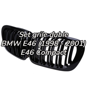 Grila dubla BMW E46 NFL / Compact M-LOOK