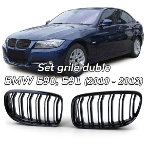 Grila dubla BMW E90 E91 FL LCI M-LOOK - Img 1