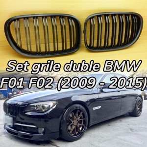 Grila dubla BMW F01 F02 M-LOOK negru mat