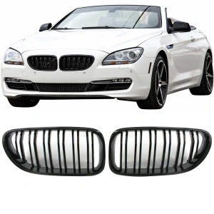 Grila dubla BMW F06, F12, F13 M-LOOK negru lucios