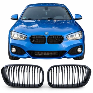 Grila dubla BMW F20, F21 LCi (2015 - 2019) M-LOOK negru lucios