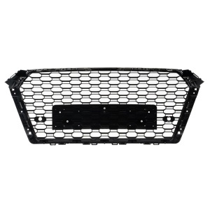 Grila fara emblema Audi A4 B9 (2015 - 2019) negru lucios PDC - Img 4