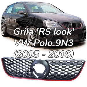 Grila VW Polo 9N3 'GTI RS Look' - Img 1