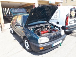 HoodLift amortizoare / telescoape capota VW Golf 3, Vento - Img 2